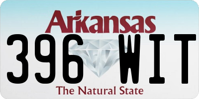AR license plate 396WIT
