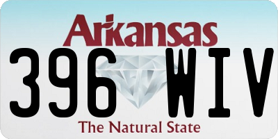AR license plate 396WIV