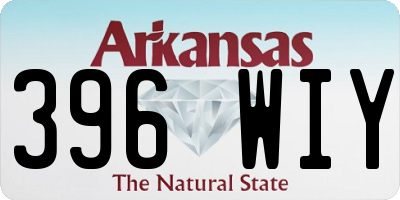 AR license plate 396WIY
