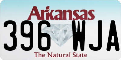 AR license plate 396WJA