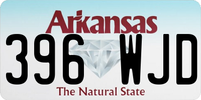 AR license plate 396WJD