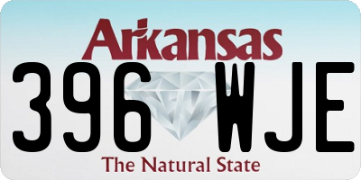 AR license plate 396WJE