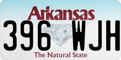 AR license plate 396WJH