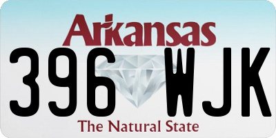 AR license plate 396WJK