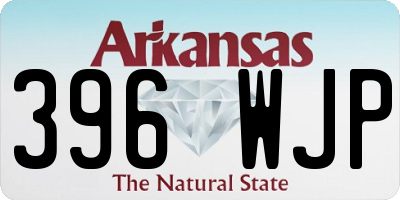 AR license plate 396WJP