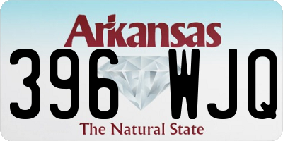 AR license plate 396WJQ