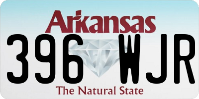 AR license plate 396WJR