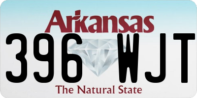 AR license plate 396WJT