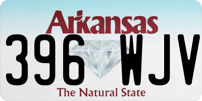 AR license plate 396WJV