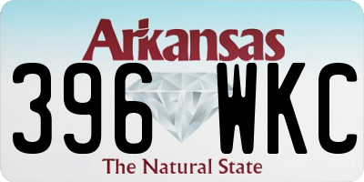 AR license plate 396WKC