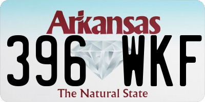 AR license plate 396WKF