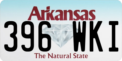 AR license plate 396WKI