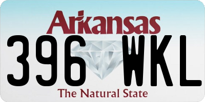 AR license plate 396WKL