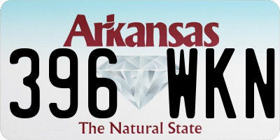 AR license plate 396WKN