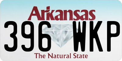 AR license plate 396WKP