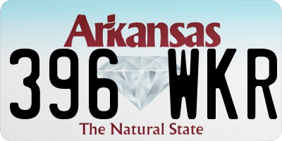 AR license plate 396WKR
