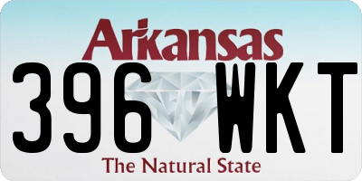 AR license plate 396WKT