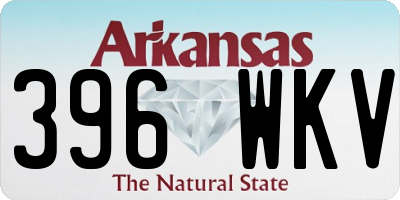 AR license plate 396WKV