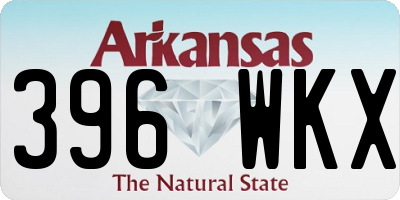 AR license plate 396WKX