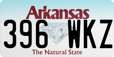 AR license plate 396WKZ