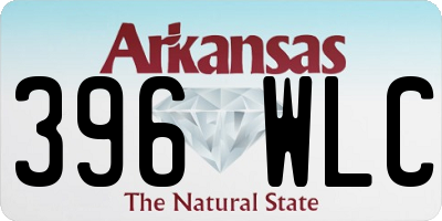 AR license plate 396WLC