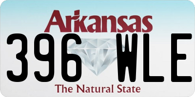 AR license plate 396WLE