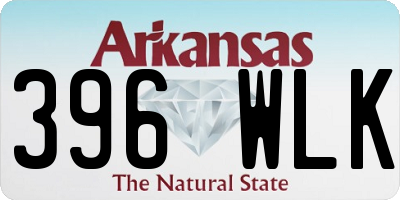 AR license plate 396WLK