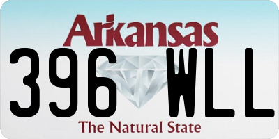 AR license plate 396WLL