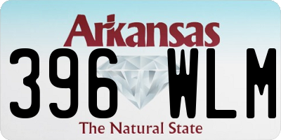 AR license plate 396WLM