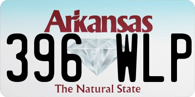 AR license plate 396WLP