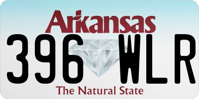 AR license plate 396WLR