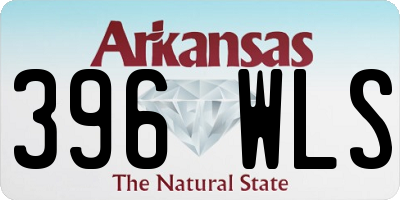AR license plate 396WLS