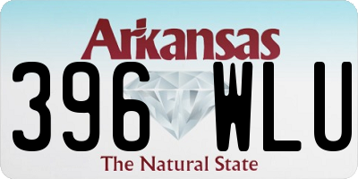 AR license plate 396WLU