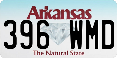 AR license plate 396WMD