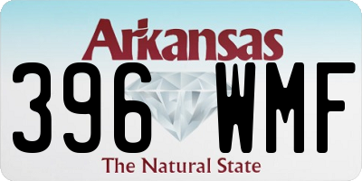 AR license plate 396WMF