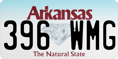 AR license plate 396WMG