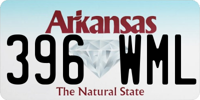 AR license plate 396WML