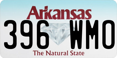AR license plate 396WMO