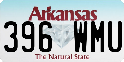 AR license plate 396WMU