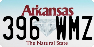 AR license plate 396WMZ