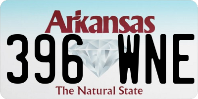 AR license plate 396WNE