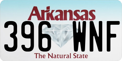 AR license plate 396WNF