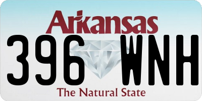 AR license plate 396WNH