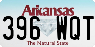 AR license plate 396WQT