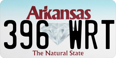 AR license plate 396WRT