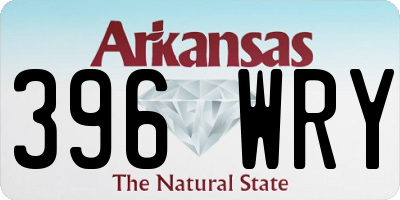 AR license plate 396WRY