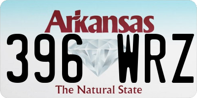 AR license plate 396WRZ
