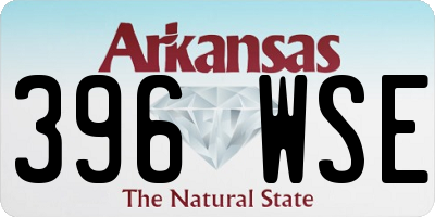 AR license plate 396WSE
