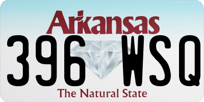 AR license plate 396WSQ