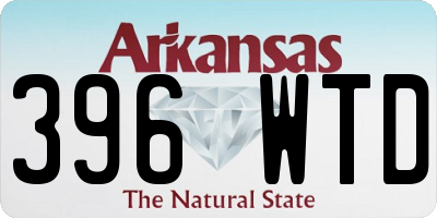 AR license plate 396WTD